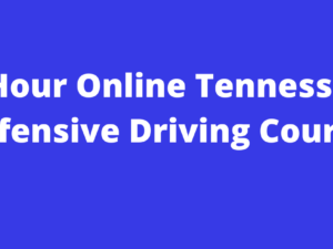 4-Hour Online Tennessee Traffic School Course